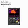 Geiomoo Silicone Case for Miyoo Mini V4 Handheld Game Console, Soft Anti-Scratch Shockproof Protective Cover with Lanyard (Black) view 2