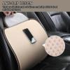 beisup Car Seat Covers Linen Car Seat Cushion Non-Slip Bottom and Fixed Design Universal Front Seat Covers BreathableSeat Protector Fit for 90% Vehicles,Black view 4