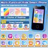 Kids Phone Toys for Boys, 3 4 5 6 7 8 Year Old Boys Girls Christmas Birthday Gifts for Kids, 2.8" Touchscreen Smartphone Toddler Cell Phone, Children Play Toy Phone with Camera, Game, Music, 8GB Card view 2