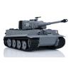 wheelfun US in Stock, Taigen 1/24 RC Battle Tank Tiger I RC Military Tanks Model Mid-Term Infrared Combat Chassis Recoil LED Flash Gray for Hobby view 4