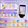 Kids Smart Phone Toys, 3 4 5 6 7 8 9 Year Old Kids Christmas Birthday Gifts for Boys Girls, 2.8" Touchscreen Toddler Cell Phone, Children Play Toy Phone with Dual Camera, Game, Music Player, 8GB Card view 2