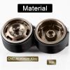 DashRC 1.9 Beadlock Wheel Rim, 177g Heavy Aluminum Alloy Beadlock Wheels for 1/10 RC Crawler SCX10 TRX4 TRX6 VS4-10 GEN7 GEN8 Upgrades, 4PC (Desert Titanium) view 4