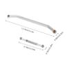 CIYODO Rc Car Steering Linkage Rod Set Replacement Part for Remote Control Car Stylish Upgrade view 2