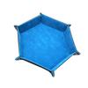 HONMEET Versatile Dice Tray in PU Leather Collapsible Dice Storage for Multiplayer view 1