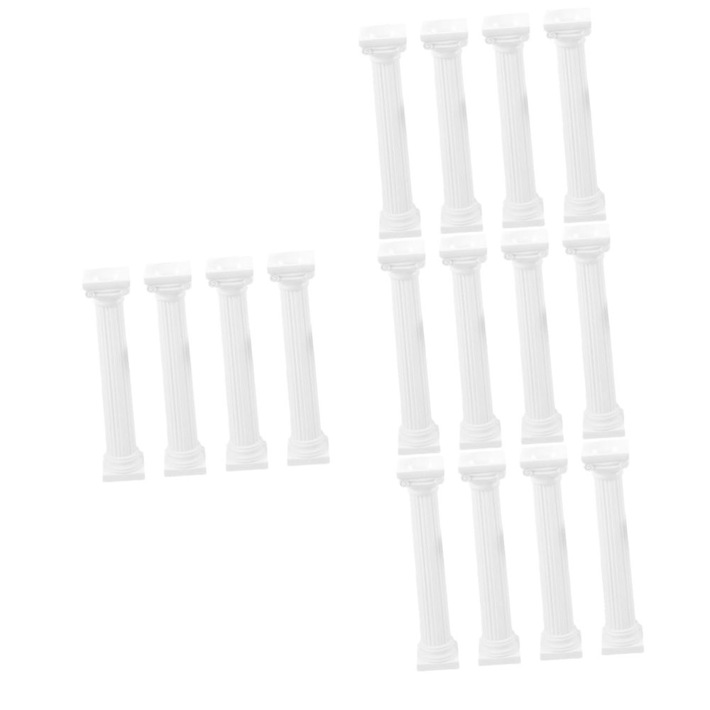 Gogogmee 16pcs Mini Roman Column Photo Prop Roman Pillar Decorations for Home Decor Table Centerpieces and Themed Parties Elegant Landscape Accents
