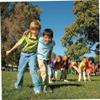 FELTECHELECTR Race Bands for Three Legged Race Elastic Tie Rope Game Rope Safe for Boys and Girls view 2