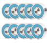 698 2RS Bearings Blue Sealed 8x19x6 mm, ABEC-3 698rs Shaft Ball Bearing Parts for Hobby RC Car Truck,Pick of 6 Pcs view 2
