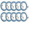 6802RS Bearing 10PCS 15x24x5 mm ABEC-3 Hobby Electric RC Car Truck 6802 RS 2RS Ball Bearings 6802-2RS Blue Sealed view 2