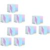 FUNOMOCYA 9pcs Optical Glass Dispersion Prism Cube for Physics Teaching and Decoration RGB Light Refraction Educational Tool view 1