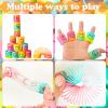 42 Pack Mini Spring Party Favors Toys Magic Fidget Stress Coil for Favor Carnival Prize Birthday Goodie Bag Stuffers for Kids Boys Girls view 2