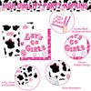 131 PCS Cowgirl Birthday Party Decorations Disco Cowgirl Party Decorations - Includes Plates, Napkins, Cups, Banner, Hanging Swirl, Tablecloth, Balloon for Western Cowgirl Party Decorations, Serve 24 view 4