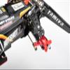 Aluminum 7075 Alloy Front Axle Knuckle (Larger Inner Bearings) for Tamiya 58737 Hotshot II 2024 Off-Road 4WD RC Car Upgrade Parts - Orange view 4