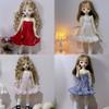 BJD Doll Clothes Handmade Fashionable Clothes Suitable for 1/4 1/6 BJD Doll SD Doll (Black, 1/6) view 4
