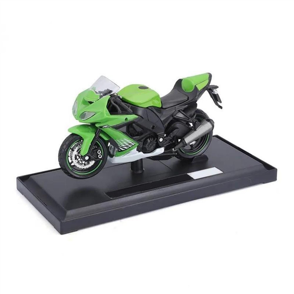 Collection 1:18 for Kawasaki Ninja ZX10R 2010 Die-cast Metal Motorcycle Model Birthday Gift Collection
