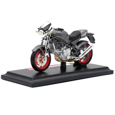 Collection 1:18 Die-cast Metal Motorcycle Model Birthday Gift Collection for Ducat Monster S4
