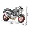 Collection 1:18 Die-cast Metal Motorcycle Model Birthday Gift Collection for Ducat Monster S4 view 2