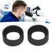 2PCS Eyepiece Eyeshields, Binocular Eye Cups Replacement, Eyepiece Protector, 44mm Diameter Rubber Flat Angle Eyepiece Guard Stereo Microscope Accessory for 4042mm Interface view 3