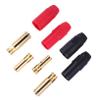 NAMOARLY 4pcs Male and Female Anti-Spark Connector Set for Lipo Batteries High Temperature Resistant Gold Plated for Rc Drones Cars and Airplanes view 1