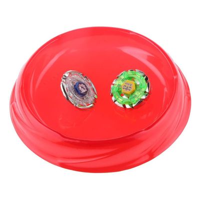 WHAMVOX 5pcs Red Plastic Gyro Combat Stadium Engage Fun Thinking Activities Improve Intelligence with Gyro Battle Plates for Boys and Girls
