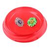 WHAMVOX 5pcs Red Plastic Gyro Combat Stadium Engage Fun Thinking Activities Improve Intelligence with Gyro Battle Plates for Boys and Girls view 1