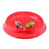 WHAMVOX 5pcs Red Plastic Gyro Combat Stadium Engage Fun Thinking Activities Improve Intelligence with Gyro Battle Plates for Boys and Girls view 2