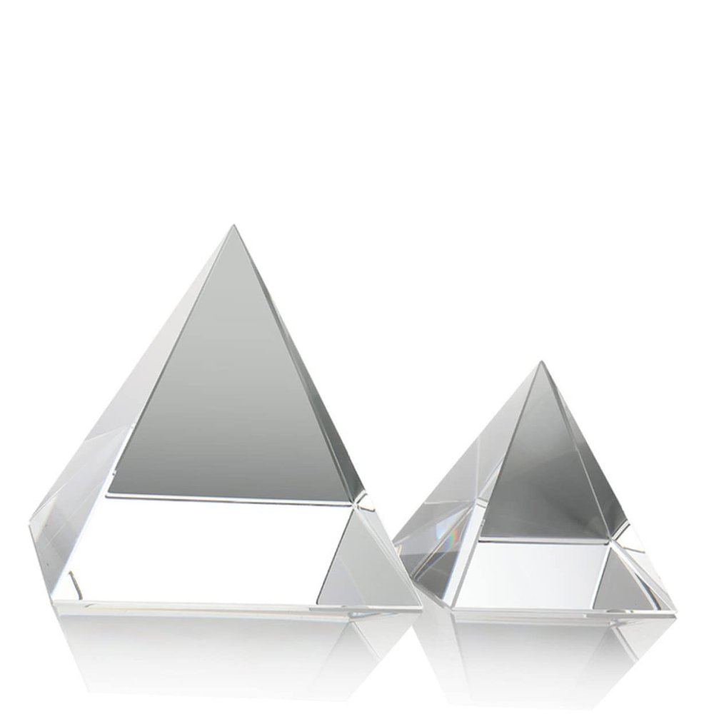 ABOOFAN 1pc Optical Glass Pyramid Prism for Experiments Creates Rainbows Enhances Meditation Decorative for Home and Office for Science Projects and Photography