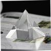 ABOOFAN 1pc Optical Glass Pyramid Prism for Experiments Creates Rainbows Enhances Meditation Decorative for Home and Office for Science Projects and Photography view 4
