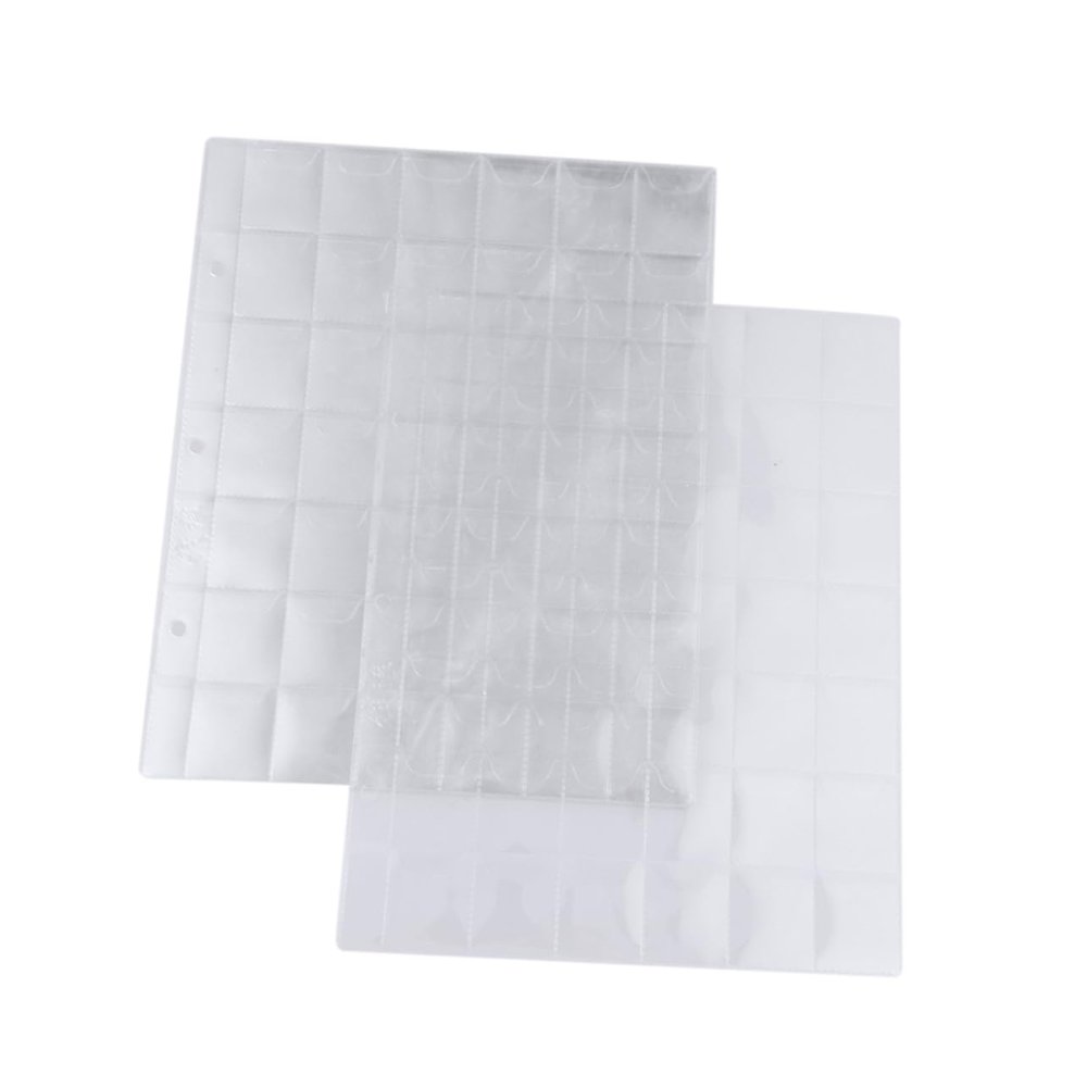 HAPINARY 10pcs Coin Holder Pages Coin Storage for Collectors for Currency Stamps