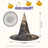 GlbnSHeric Witch Hats Halloween Cone Wizard Hat Steam Train Depart Sunset Witch Hats Halloween Hat Costume Cosplay view 2