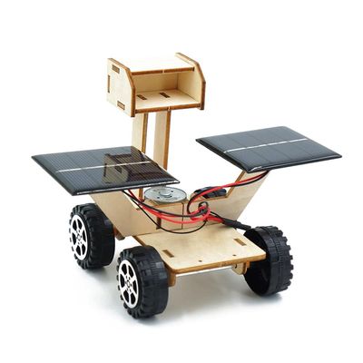 DIY Electric Solar Energy Car Model Educational Science Experiment Set (Solar Lunar Rover)