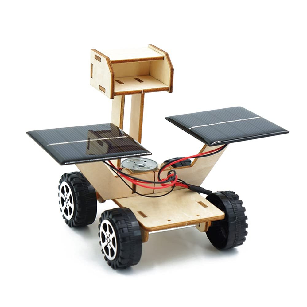 DIY Electric Solar Energy Car Model Educational Science Experiment Set (Solar Lunar Rover)