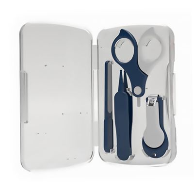 HAPINARY Newborn Nail Clipper Set Ergonomic Grooming Kit with Safe Tools for Manicure Includes Scissors Tweezers and File Durable Case Boy and Girl Care