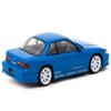 1:64 Scale Diecast Model Car Compatible with Nissan Silvia (S13) Vertex Toyo Tires Blue Metallic Global64 Series Limited Edition by Tarmac T64G-025-BL view 2