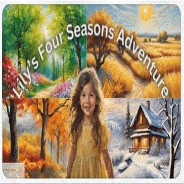 Four Seasons Adventure Personalized Children's Story, Interactive and Customized with Child's Name, Ages 1-7, Available in English/Arabic/Hebrew