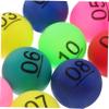 BCOATH 10pcs Raffle Drawing Balls Lottery Game Balls for Home Parties Easy to Use Design for Events and Celebrations view 3