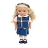 14.5 inch Doll Outfit-School Plaid Jumper include Blouse and Matching Headband/Add on Option: Sock and Shoe (Doll is not included) (Jumper,White Sock,Matte Shoe, Plaid 73) view 1