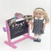 14.5 inch Doll Outfit-School Plaid Jumper include Blouse and Matching Headband/Add on Option: Sock and Shoe (Doll is not included) (Jumper Only, Plaid 42) view 2