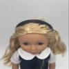 14.5 inch Doll Outfit-School Plaid Jumper include Blouse and Matching Headband/Add on Option: Sock and Shoe (Doll is not included) (Jumper,White Sock,Matte Shoe, Plaid 55) view 3