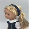 14.5 inch Doll Outfit-School Plaid Jumper include Blouse and Matching Headband/Add on Option: Sock and Shoe (Doll is not included) (Jumper,White Sock,Matte Shoe, Plaid 55) view 4
