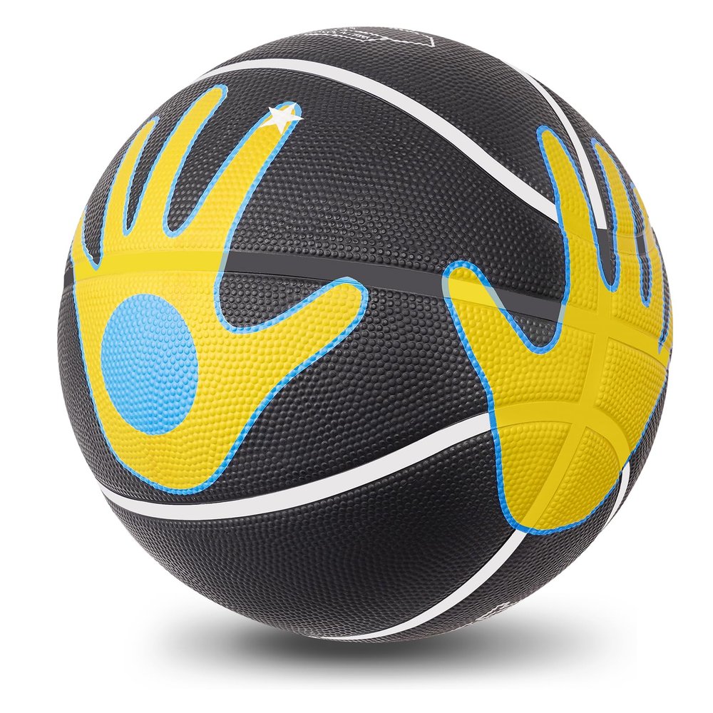 BALSMART Basketball Training Equipment for Youth Size 6/28.5, Basketball Shot Trainer with Hand Position