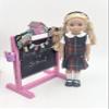 14.5 inch Doll Outfit-School Plaid Jumper include Blouse and Matching Headband/Add on Option: Sock and Shoe (Doll is not included) (Jumper Only, Plaid 63) view 2