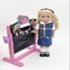14.5 inch Doll Outfit-School Plaid Jumper include Blouse and Matching Headband/Add on Option: Sock and Shoe (Doll is not included) (Jumper Only, Plaid 73) view 2