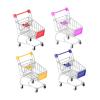 Fxzqgnh 4Pcs Mini Shopping Cart Supermarket Toy Decorative Ornament Fun Stationery view 1