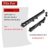 Aluminum Alloy HD Chassis Brace Set for Front Rear Brace for Arrma 1/7 Limitless V1,Felony/Infraction 6S BLX Upgrade Parts Aluminum Center Cars Hopups Part,Replaces ARA320511,Hop Ups Support Frame view 2