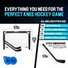 Premier Sports  Knee Hockey Set  Complete 2-Player Indoor Kit with (1) Mini Goal, (2) Mini Sticks, and (2) Foam Balls view 2