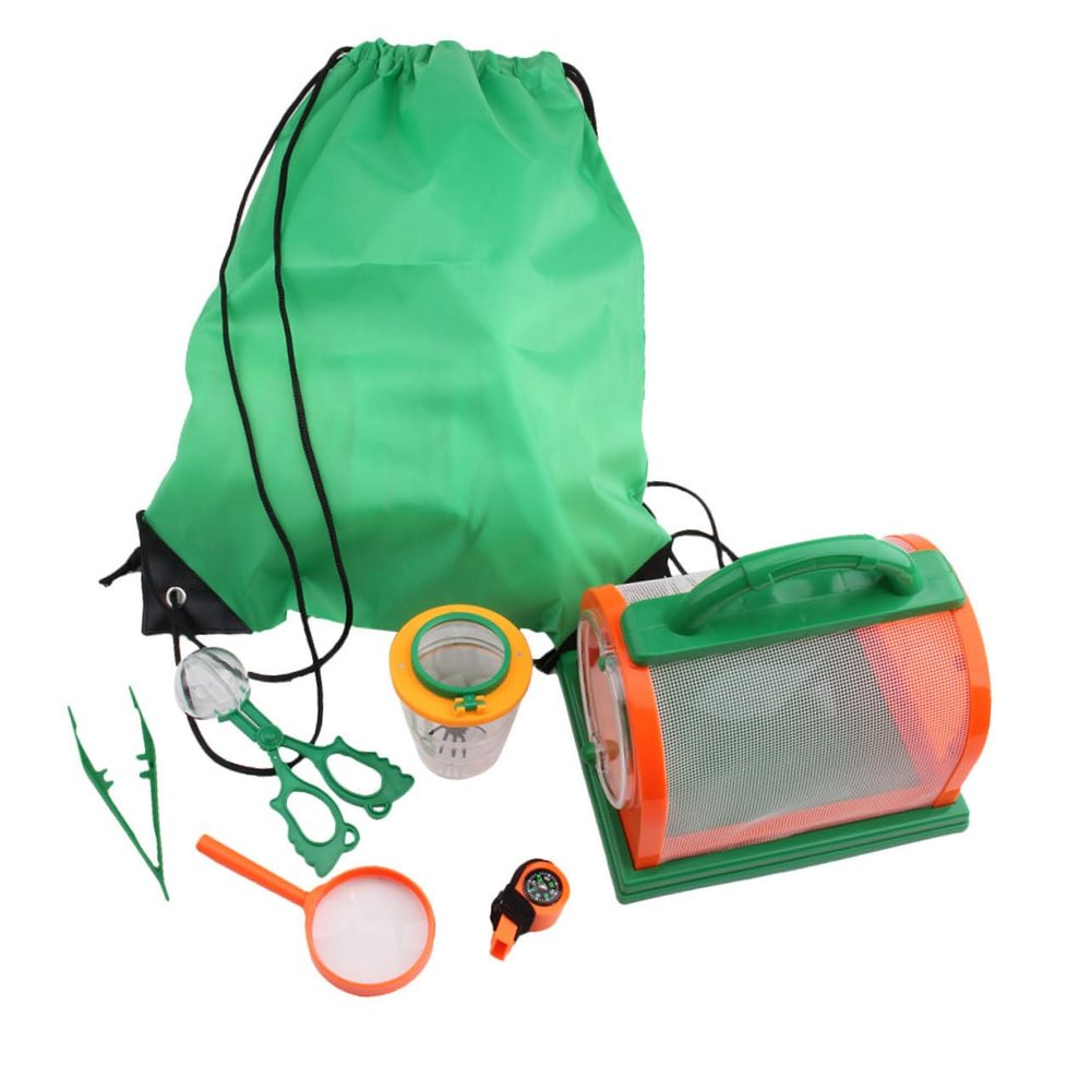 Abaodam Wilderness Observation Set 7pcs Portable Observation Kit Boys and Girls Observing Kit Tools Easy to Carry