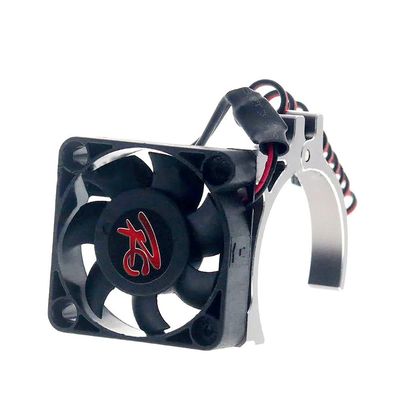 StiNGZjdM RC Car 42mm Motor Temperature Control Cooling Fan with Sensor for 1/8 1/10 Compatible with Crawler TRX4 SCX10 D90 Compatible with Summit Compatible with E-REVO 4268 1512(Titanium)