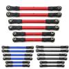 StiNGZjdM 1Set Metal Turnbuckles Pull Rod Link Rod Steering Rod Set Compatible with TRX Compatible with Slash Compatible with Hoss Compatible with Rustler Compatible with Stampede 4x4 1/10 RC Car Upgr view 2