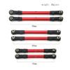 StiNGZjdM 1Set Metal Turnbuckles Pull Rod Link Rod Steering Rod Set Compatible with TRX Compatible with Slash Compatible with Hoss Compatible with Rustler Compatible with Stampede 4x4 1/10 RC Car Upgr view 3