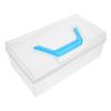 Abaodam Large Capacity Mahjong Storage Box Elegant Plastic Mahjong Organizer with Interior Padding Portable Tile Holder for Mahjong Games Versatile Use Stylish Chinese Mahjong Case for Home view 1